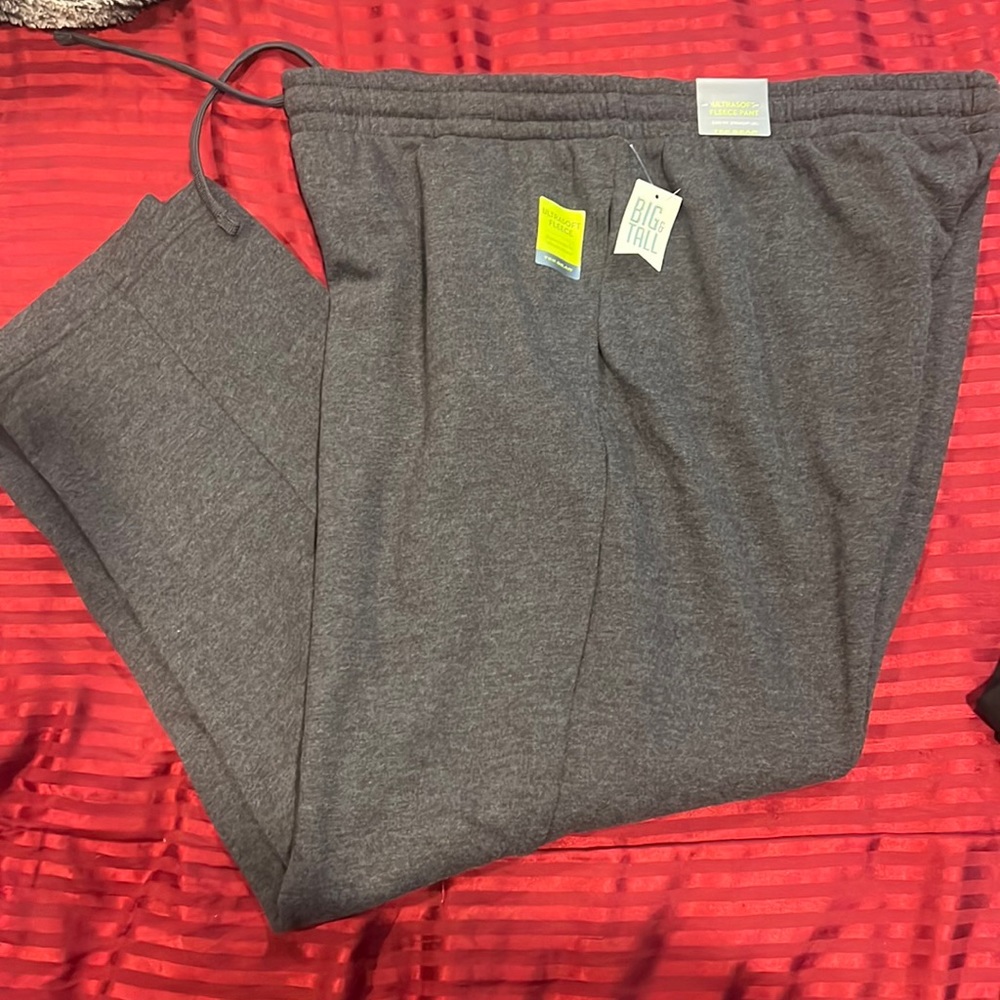 Big and Tall Dark Grey Sweatpants